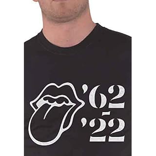 The Rolling Stones T Shirt Sixty Outline 1962-2022 Nouveau Officiel Homme Noir - Les Beatles, Paul McCartney, John Lennon, RIngo Starr, George Harrison The Rolling Stones T Shirt Sixty Outline 1962-2022 Nouveau Officiel Homme Noir – Image 3