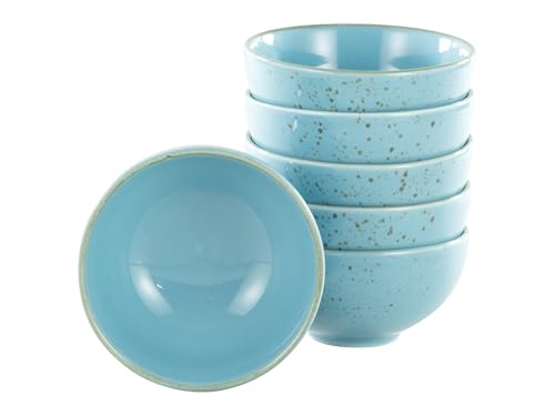 Creatable, 22087, Serie Nature Collection, 6-teiliges Geschirrset, Dipschale aus Steinzeug, spülmaschinen- und mikrowellengeeignet, Qualitätsproduktion