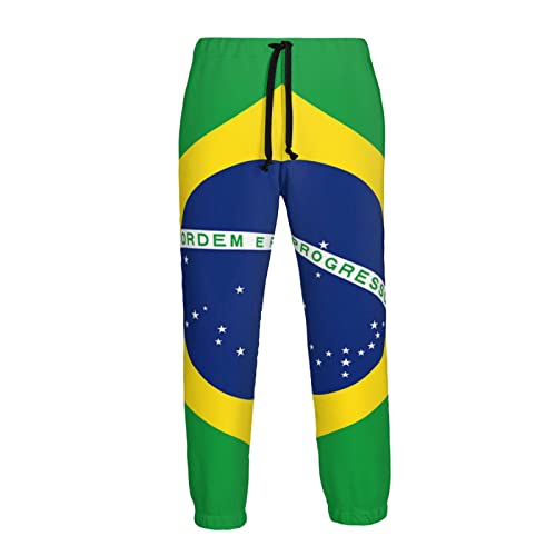 Ufuson Marylands Pantalon de survêtement abstrait noir pour homme avec cordon de serrage, Drapeau...