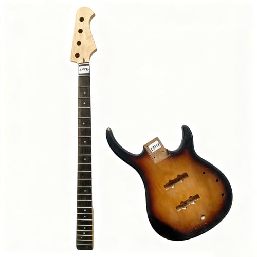 DIYギターアクセサリー 4弦エレキベースギター本体プロフェッショナルキット