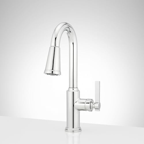 Signature Hardware 483549 Greyfield 1.8 GPM Pull-Down Bar Faucet