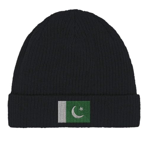 Bonnet en coton drapeau du Pakistan aux finitions soignées