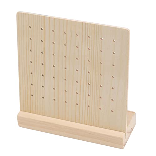 Tablero de Visualizaci¨®n de Tachuelas Arete Madera, Tablero Exhibici¨®n Joyer¨ªa Gran Capacidad, Material Premium, Ensamblaje F¨¢cil, Ideal, Pieza Decoraci¨®n Vers¨¢til, para una Elegante Decorac