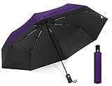 🌂[Capacidad] Su gran diámetro de 95cm cuando está abierto te progeterá de la lluvia. Cuando está plegado mide sólo 28,5cm de largo, lo cual es bastante liegro para llevar. Ideal para viajar.