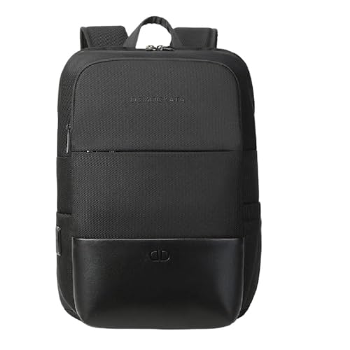 Mochila Democrata Executiva Smart Cabo Usb Multicompartimentos Para Notebook Preta Moc11902-001 U
