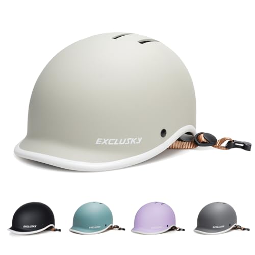 Ckorison Casque de vélo pour adulte homme et femme, casque de vélo pour les trajets quotidiens, le vélo de route, le patinage avec cadran réglable, taille...