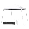 Caravan canopy v series 12 by 12 foot outdoor shade instant canopy kit with steel frame and 150d polyester canopy top 3 leg height settings white  urban country home decor