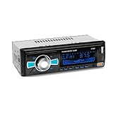 RDS Bluetooth Car Radio with Type-C Charging Port, FM/AM Car Radio Bluetooth 5.0,1 Din Car Radio Supports Handsfree/2 USB/SD/TF/AUX/EQ/DSP/MP3 Player