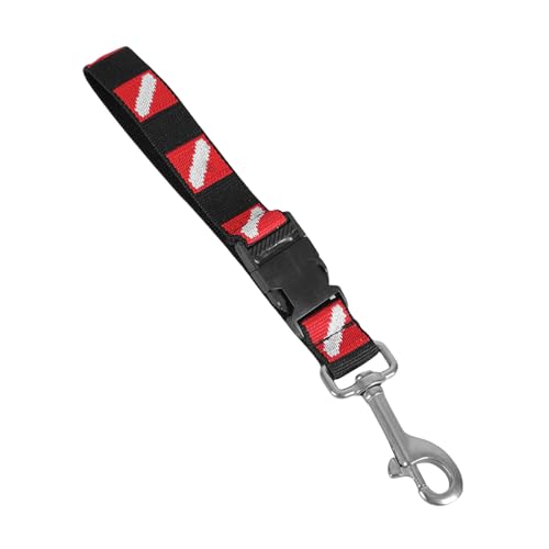 Nawwgy Scubas Diving Lanyard Clip Heavy Duty Quick Releases Webbing Strap for Underwater Camera Diving Light Diving Equipment Diving mask Snorkel fin Storage with 316 Stainless Steel Silver Hook