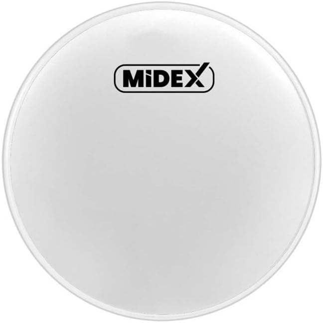 Midex DR-13WH Beyaz Renk 13 İnç Tom Bateri Davul Derisi Drumhead 13'' inch (33.02 cm)