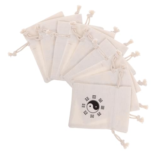 Anneome 10pcs Drawstring Bag Sack Pouch for Jewelry Decorative Pouch Portable Storage for Phone Key