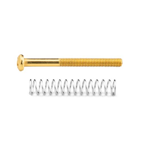 Vis de réglage de micro de guitare dorées M3 x 34 mm pour une finition haut de gamme - 6