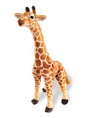 Real Planet Giraffe Plush - Stuffed Giraffe Plush Large, Big Giraffe Stuffed Animals, Giraffe Squishy, Soft Giraffe, Giraffe Plushie (22.5