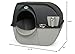 Omega Paw Elite Self Cleaning Roll 'n Clean Litter Box, Midnight Black, Large (EL-RA20-1)