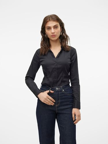 VERO MODA Blouse VMLADY Bodies chemisier body chic manches longues