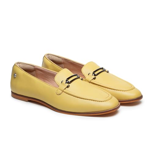 Image of YOHO Bliss Loafers for Women | Comfortable & Stylish Bellies | Fashion Moccasins with Footpharma Footbed | Slip-on for Casual & Formal Wear | 001