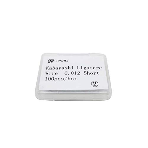 Sino Dental Orthodontic Metal Ligatures Stainless Steel Kobayashi Ties Short/Long,100Pcs/Box (Long) #TOP30