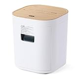 サンワダイレクト シュレッダー 静音 家庭用 小型 マイクロカット 裁断枚数4枚 連続使用時間5分 カード/ホッチキス対応 12L 木目調 ホワイト 400-PSD071W
