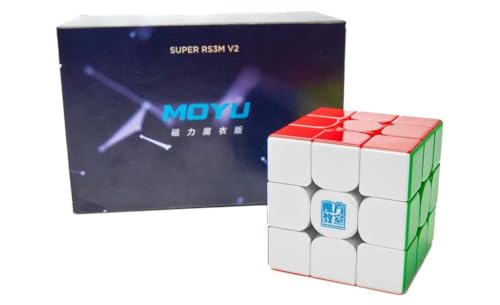Image of Hawkister MoYu Super RS3 M V2 3x3 Cube - Magnetic Speed Cube, UV Coated, Fast & Adjustable