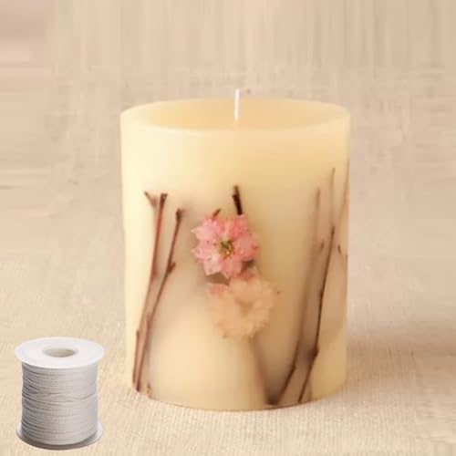 キャンドル芯 - カット可能 DIY クラフト 交換用 | キャンドル用コットン芯 - 屋内用 ホームパーティー ホリデー フェスティバル ランタン 灯油バーナー アルコールバーナー向け [2]