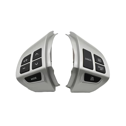 Commutateur de volant audio pour Mitsubishi Lancer X Outlander et ASX argenté
