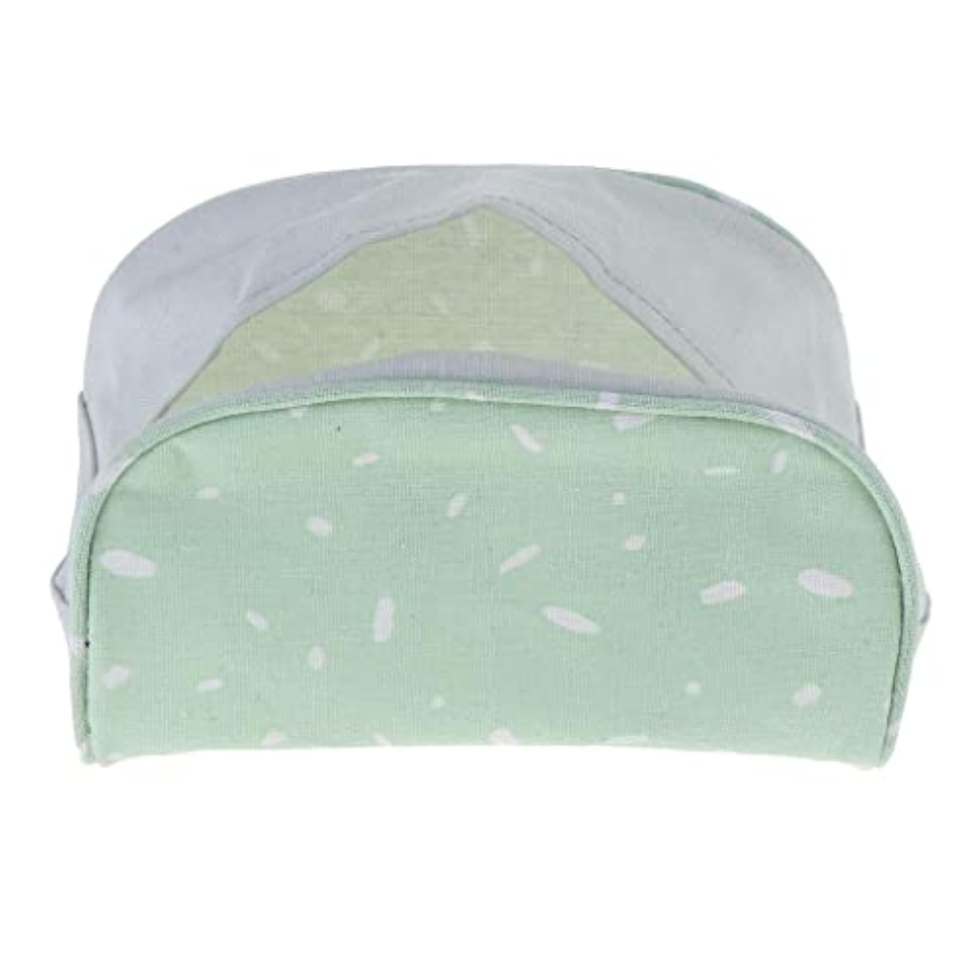 Travel Canvas Tissue Box Napkins Storage Holder for Home & Car, Light Green