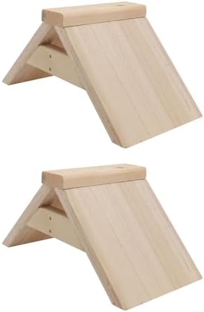 best bird perches for doves that will transform your pet's space 7 POPETPOP Dove Rest Stand : 2Pcs Wooden Pigeon Perch Bird Perch Stand for Pigeons Doves Parrots - Easy to Install, 8.65X4.72X4.72in