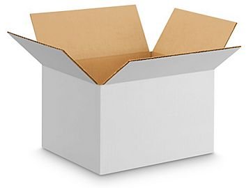 Ezellohub Corrugated Packaging Box10 x 8 x 6 inch 3 Ply White Pack of 25 Carton Boxes (B07B91Y3HQ) Amazon Price History, Amazon Price Tracker