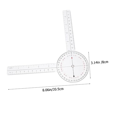 Goniomètre angle règle portable pour concevoir des plans et schémas sans s'encombrer - 2