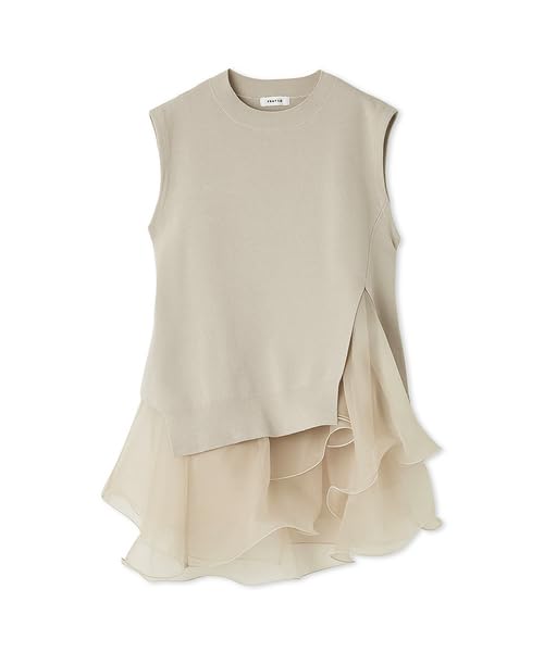 Amazon | [フレイ アイディー] ラッフルフリルレイヤーニット