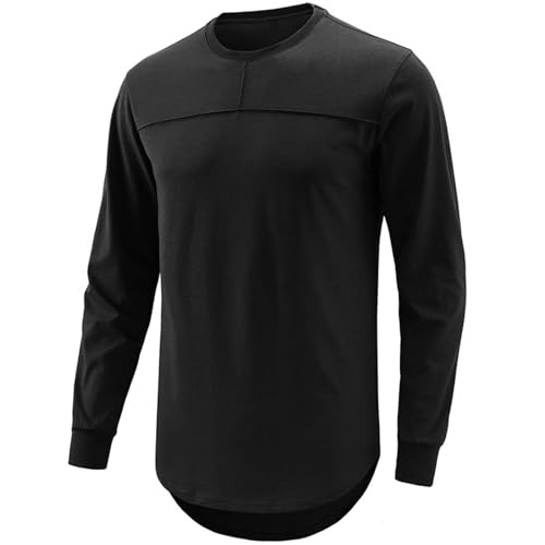 Tee shirt manche longue homme fini les hauts rêches qui grattent
