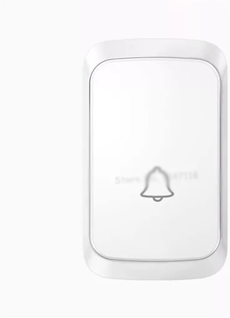 Door Bell 58 Chimes 300M Remote Smart LED Doorbell Battery 1 2 Button 1 2 3 Receiver (Color : E, Size : 1)