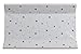 Schardt 13 603 679, cuneo per fasciatoio, con stelline, 50 cm x 80 cm, grigio