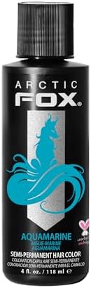 ARCTIC FOX Vegan and Cruelty-Free Semi-Permanent Hair Color Dye (4 Fl Oz, AQUAMARINE)
