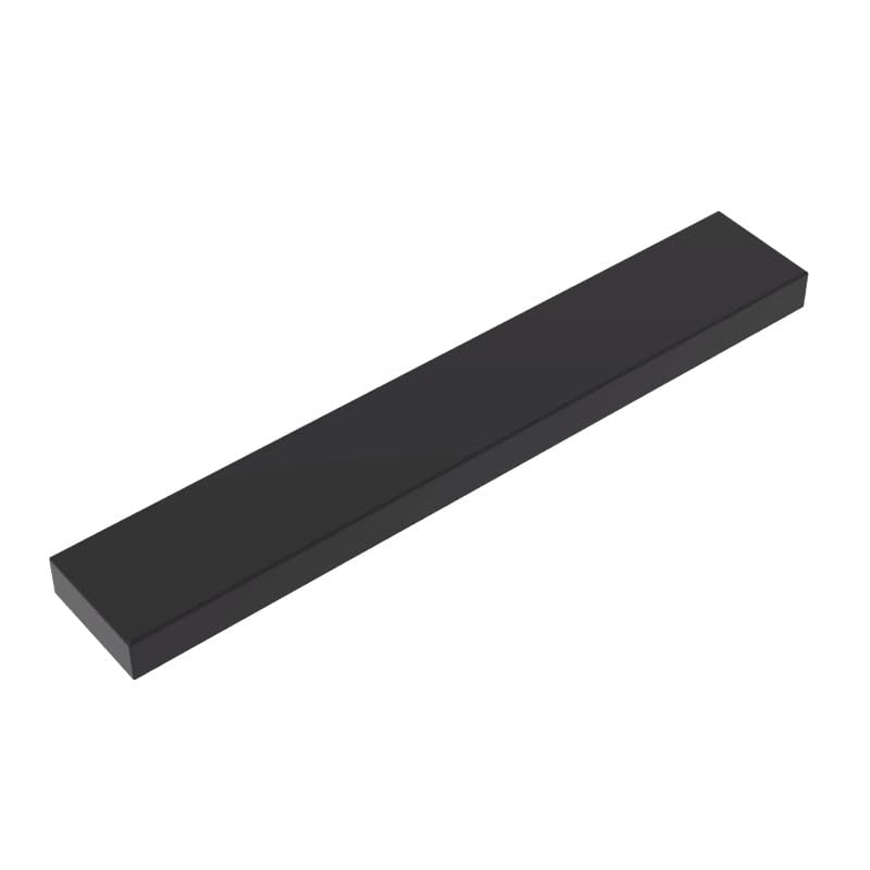 Gobricks 6636 Foundation Plate Tile 1x6 with Groove 50 Pieces GDS-564 Compatible with Lego Building Blocks Color:Black — image 1