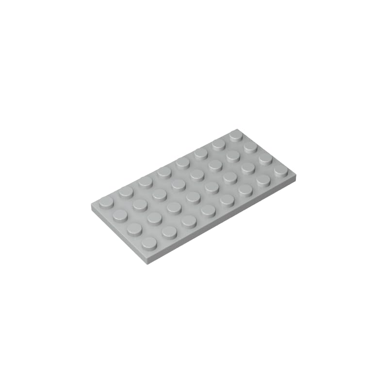 XYEIUGO GDS-521 3035 Foundation Plate 4x8, Light Bluish Gray, 10 PCS