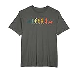 Dachshund Evolution Retro Dachshund - Perro salchicha Camiseta