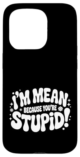 I'm Mean Because You're Stupid �ڗ�Ȕ�� |- �X�}�z�P�[�X iPhone 15 Pro �p
