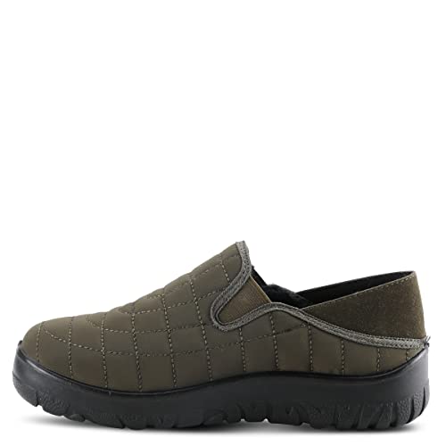 Image of Flexus Spring Step Mella Slip on Shoes for Women - Waterproof Nylon Loafer with Snow Grip Clip - Comfortable Ladies Shoes for Outdoor