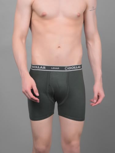 Image of Dollar Lehar Mens Combed Cotton Trunk - Actual Colour May Vary