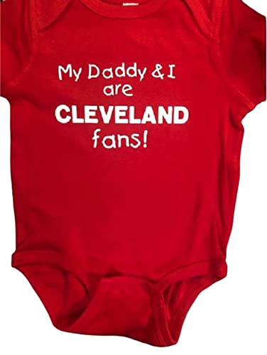 Cleveland baby sports fan onesie ® basketball baseball football bodysuit infant one piece shower gift