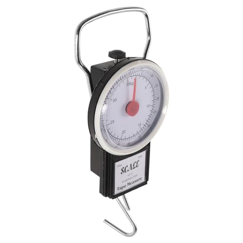 OUNONA Báscula De Pescado Báscula De Peso Manual Báscula De Equipaje Báscula Colgante De Mano 35 Kg Mini Báscula De...