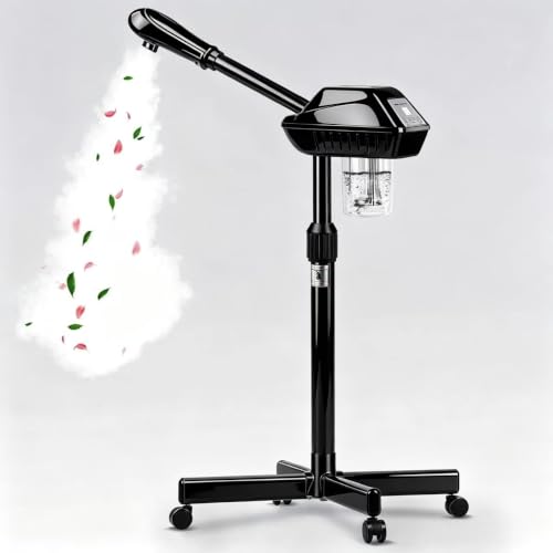 Professional Facial Steamer with Wheels and Timer