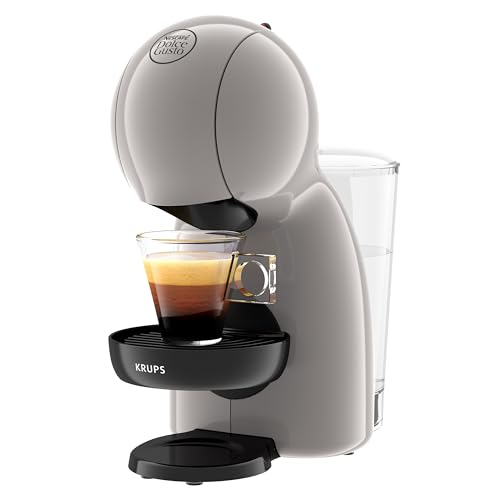 Krups Nescafé Dolce Gusto Piccolo XS Kaffeekapselmaschine, abnehmbarer Wassertank 0,8 Liter, heiße und kalte Getränke, 1500 Watt, 15 bar Pumpendruck, Eco-Modus, besonders kompakt, Taupe, KP1A3AF0 6