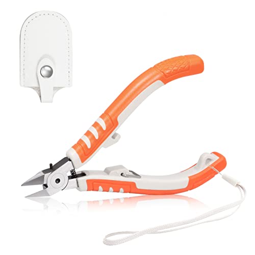 SPEEDWOX Pince coupante diagonale de 12,7 cm à tête effilée, modèle Sprue, coupe-fil électrique, pince coupante latérale avec verrouillage de sécurité...