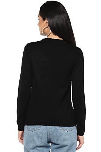 Image of Van Heusen Women Acrylic Crew Neck Sweater