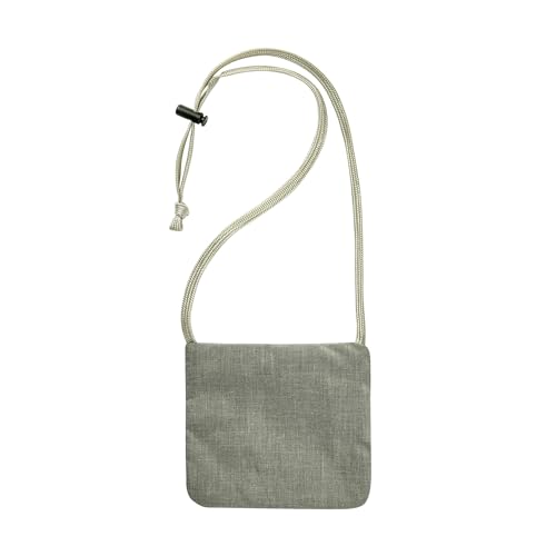 Tatonka Brustbeutel Skin ID Pouch - Kleine, leichte Geldbörse zum Umhängen mit Reißverschlussfach - Bietet Platz für Personalausweis, Führerschein, Kreditkarten, Bargeld