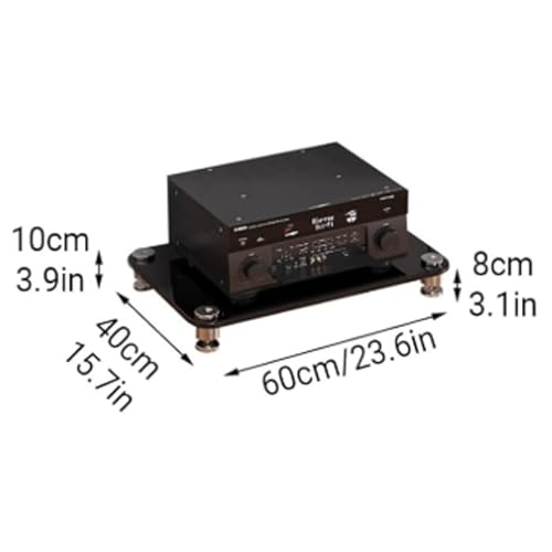 Soporte de acero inoxidable para caja de altavoz HiFi con patas de aleación 3