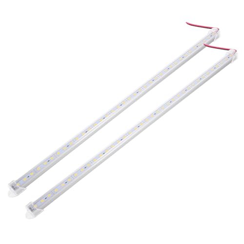 DRESSOOS Bande Led Rigide 12V 50Cm Aluminium 36 Led 5630 Blanc Chaud Ip65 ÉClairage IntéRieur ExtéRieur DéCoratif Durable