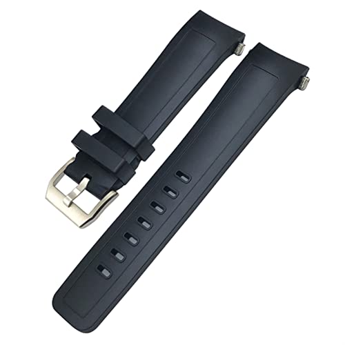 Bracelet de montre en caoutchouc 22 mm étanche anti-sueur
